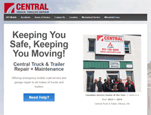 Tablet Screenshot of centraltt.com